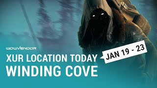 Destiny 2 Where is Xur today 💠 January 19 — 23  Location amp Inventory [upl. by Nwad]