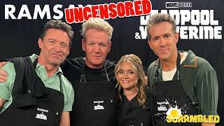 UNCENSORED amp Extended Gordon Ramsay Ryan Reynolds amp Hugh Jackman Chimichanga CookOff [upl. by Rudin]