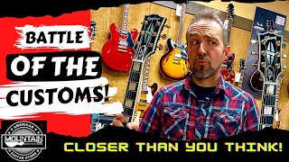 Les Paul Custom Comparison Epiphone IGC Les Paul Custom Vs Gibson Les Paul Custom Is it Close [upl. by Nancey]