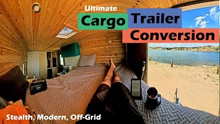 The Ultimate Cargo Trailer Conversion  Sleek Modern and Functional 7x12 [upl. by Gianna745]