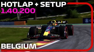 F1 23 BELGIUM Hotlap  Setup 140200 55 th Worldwide Ranking 💪 [upl. by Comptom]