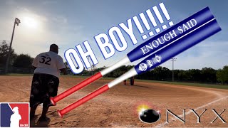 2024 Onyx Enough Said Blue End Load Senior Softball Slowpitch Bat Review [upl. by Symon]