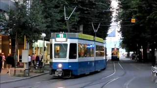 Strassenbahn Zürich  Impressionen Teil 2 Sommer 2010 [upl. by Ahsienel]