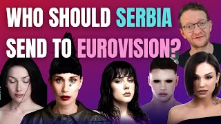 SERBIA EUROVISION 2024  Ranking all Pesma za Evroviziju entries [upl. by Anyah708]