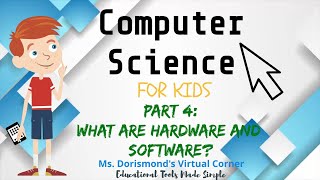 🖥 What are Hardware and Software  Computer Science for Kids Part 4  Grades K2 [upl. by Alie940]