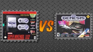 SNES Classic Edition vs Sega Genesis Mini [upl. by Nicks418]