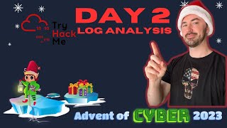 TryHackMe Advent of Cyber 2023 Day 2  Log Analysis  O Data All Ye Faithful  Walkthrough [upl. by Mcferren730]