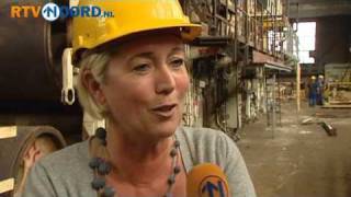 Ontmanteling kartonfabriek in volle gang [upl. by Hogle812]