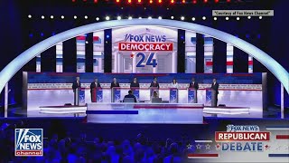 First Republican debate in 2024 presidential race Here are the highlights [upl. by Ahsilyt]