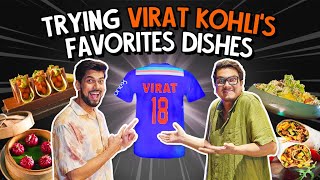 Trying Virat Kohlis Favourite Dishes  Ok Tested [upl. by Leiahtan515]