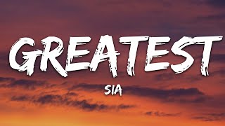 Sia  The Greatest Lyrics [upl. by Groot635]