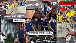 Di Maria and Argentina Players Reaction To Brazilian Fans Spit To Them [upl. by Aseeram]