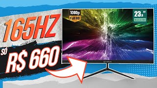 Monitor Gamer 24quot 165HZ Full HD Bom e Barato c FreeSync e GSync e 1MS I DRAXEN DM238169HDPBK [upl. by Aspa314]