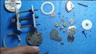 Service Jam Seiko 5 6309 Mati total Mainspring Rusak  Kiriman Bogor [upl. by Robinia161]