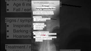 Croup laryngotracheitis [upl. by Jit]