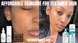 Affordable Skincare for Textured Skin How to get smooth skin  Black Girl Friendly Sunscreen [upl. by Ramilahs]