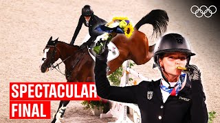 🐴 🇩🇪 Julia Krajewski takes Gold🥇 FULL Equestrian Eventing Jumping Individual Final  Tokyo Replays [upl. by Lud]