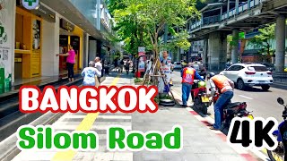 Virtual Tour of Silom Road Bangkok Thailand [upl. by Caffrey198]