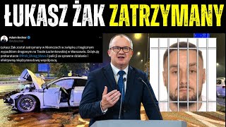 Łukasz Żak Zatrzymany  Koniec Ucieczki Mordercy z Trasy Łazienkowskiej w Warszawie [upl. by Eugilegna]