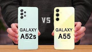 Samsung Galaxy A55 Vs Samsung Galaxy A52s 5G [upl. by Vinson500]