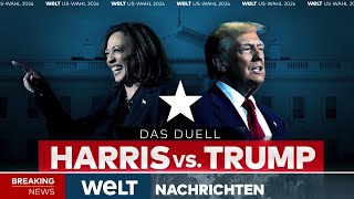 WAHL IN DEN USA 2024 Die Nacht der Entscheidung Kamala Harris gegen Donald Trump  WELT STREAM [upl. by Penrod]