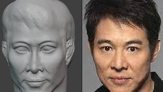 Jet Li Blender Sculpting Likeness [upl. by Ainirtak92]