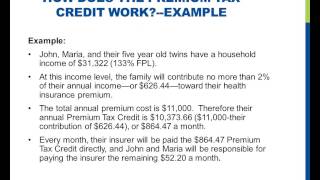 How does the Premium Tax Credit work [upl. by Notsuh]