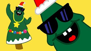 Dancing Christmas Tree Song funny [upl. by Nwahsid]