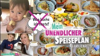 Mein unendlicher Speiseplan 😋🍴  Das komplette Konzept 🙌🏼 mamiblock [upl. by Osnola635]