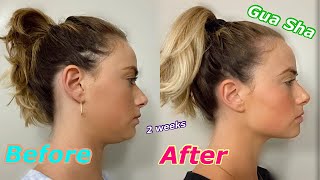 2 WEEK GUA SHA TRANSFORMATION  SHOCKING RESULTS amp HOW I DID IT  Vlogmas Day 3 [upl. by Dorothea]