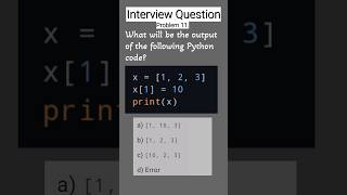 Python Coding Interview Question  11  Python Problem  Python MCQ  The PyPlay pythonchallenge [upl. by Sile]