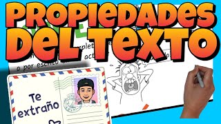 📚 PROPIEDADES del TEXTO  ADECUACIÓN COHERENCIA y COHESIÓN [upl. by Eceined]