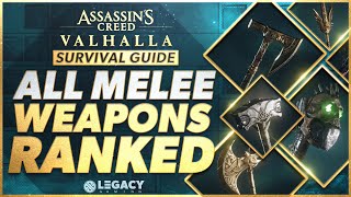 Every Melee Weapon Ranked  Assassins Creed Valhalla Survival Guide [upl. by Kissie200]