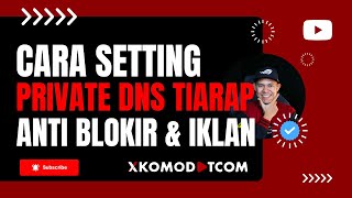 Cara Setting Private DNS Tiarap di HP Android  Anti Lag Anti Blokir dan Anti Iklan DNSPribadi 🔥 [upl. by Llennoj]