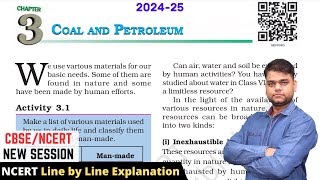 Coal and Petroleum  8 Science Chapter 3  202425 Session [upl. by Amathiste]