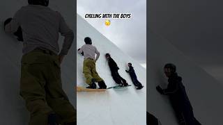 The pipe was closed for a private shoot 👍snowboarding snowboard skiing tips funny tricks [upl. by Schreibe]