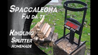 Spaccalegna Fai da Te  Kindling Splitter Homemade [upl. by Tobie]