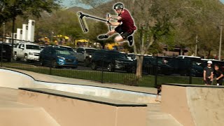 BATTLING A HUGE SKATEPARK GAP [upl. by Leone]