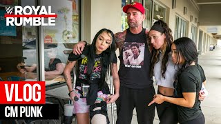 CM Punk surprises Cora Jade Royal Rumble 2024 Vlog [upl. by Nnaillij955]