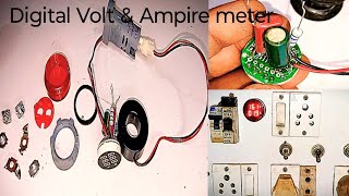 Digital Volt amp Ampere meter Repair  Digital Volt amp meter wiring  volt amp meter testing [upl. by Aremaj]