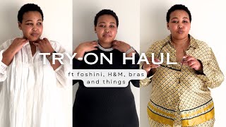 Spring Tryon Haul  Foschini  HampM  Bras and Things [upl. by Eixor]