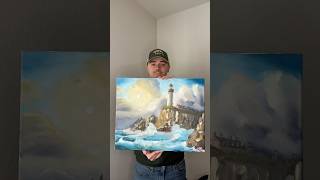 Lighthouse Painting shorts lighthouse art painting [upl. by Meryl210]