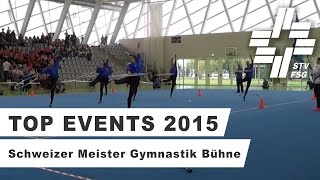 Gymnastik Vilters  Schweizer Meister 2015 Gymnastik Bühne mit Handgeräten [upl. by Noelani572]