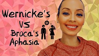 Wernickes VS Brocas Aphasia [upl. by Ahsurej]