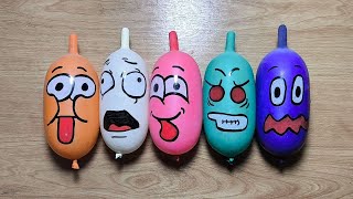 The shocking secret to making hilarious slime with long balloons  Satisfying slime video [upl. by Helsa]