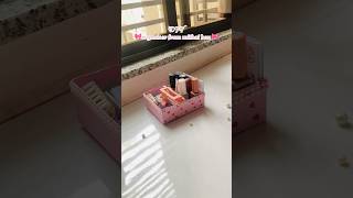 DIY aesthetic organiser from mithai box ❤️🫶🏻 diy youtubeshorts craft shorts [upl. by Gnoz]