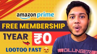 Amazon Prime Membership Free Kaise Le  How To Get 1 Year Amazon Prime Free [upl. by Emirak]