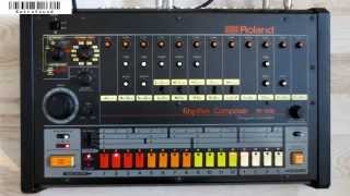 Roland TR808 🟥🟧🟨⬜ Famous Drum Beats [upl. by Kemppe]