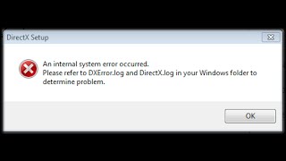 How to Fix DXErrorlog and DirectXlog Installing DirectX problem [upl. by Ocana658]