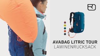 AVABAG LiTRIC TOUR Lawinenrucksack Deutsch  ORTOVOX [upl. by Ydnarb260]